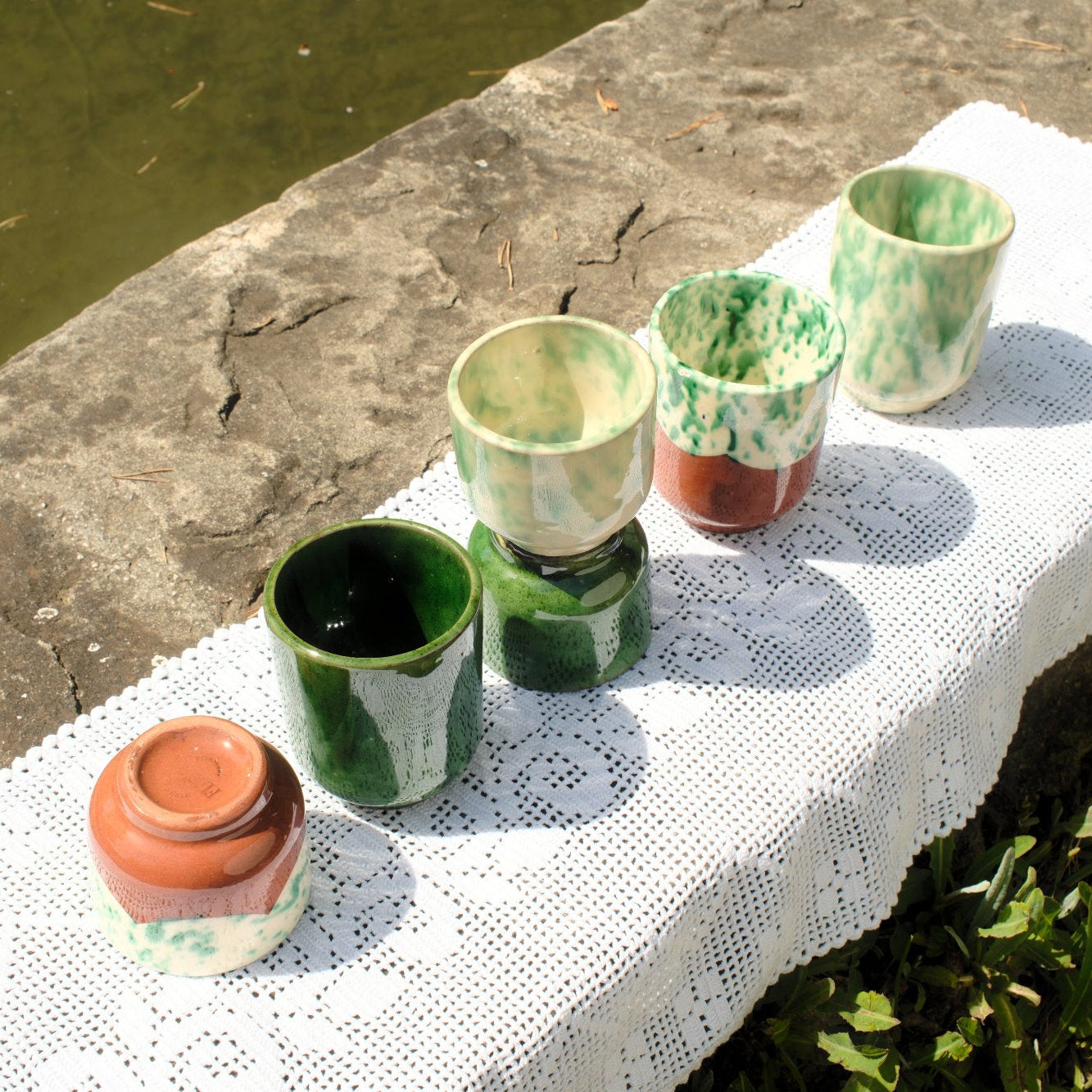 Vaso moteado