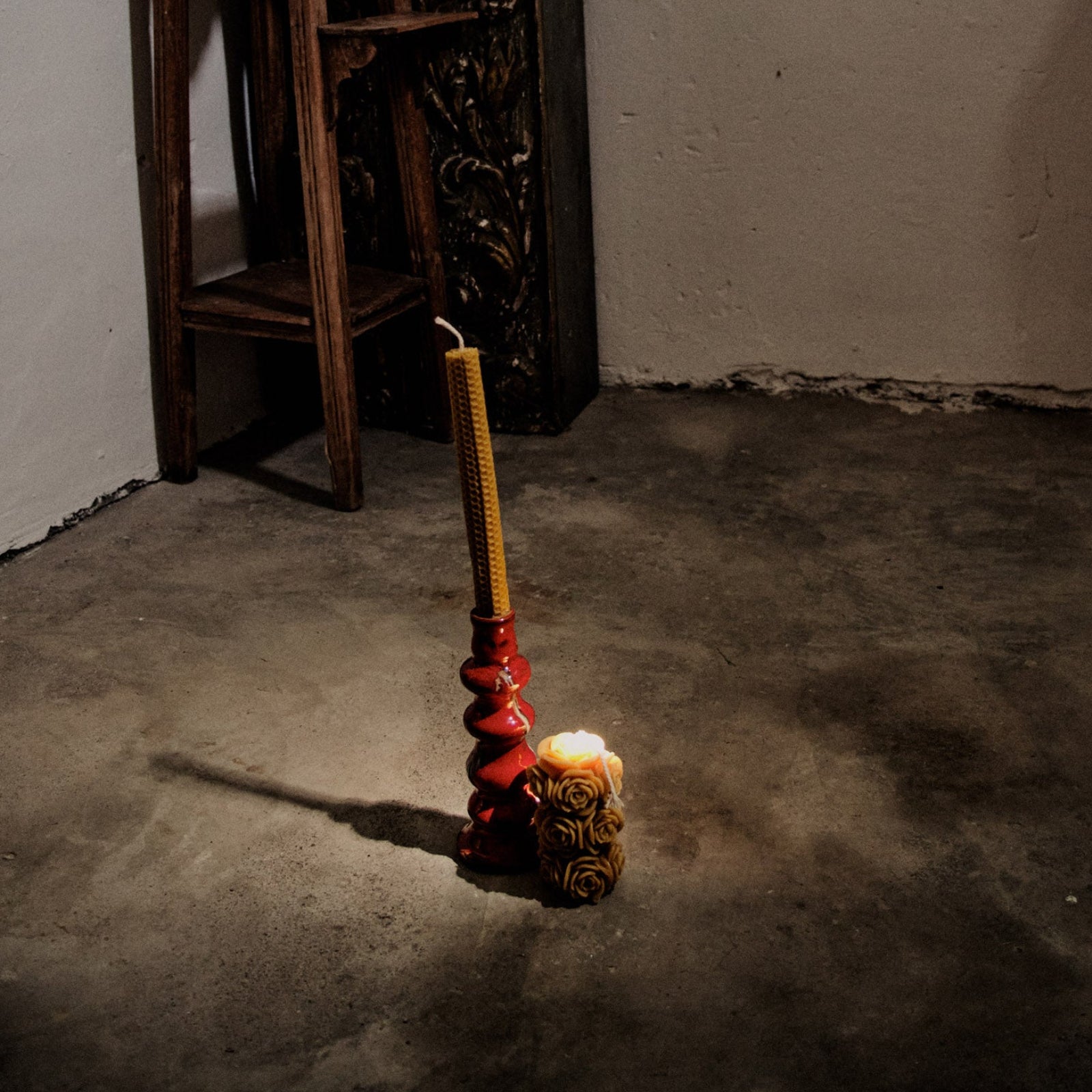 Candelabro marmolado